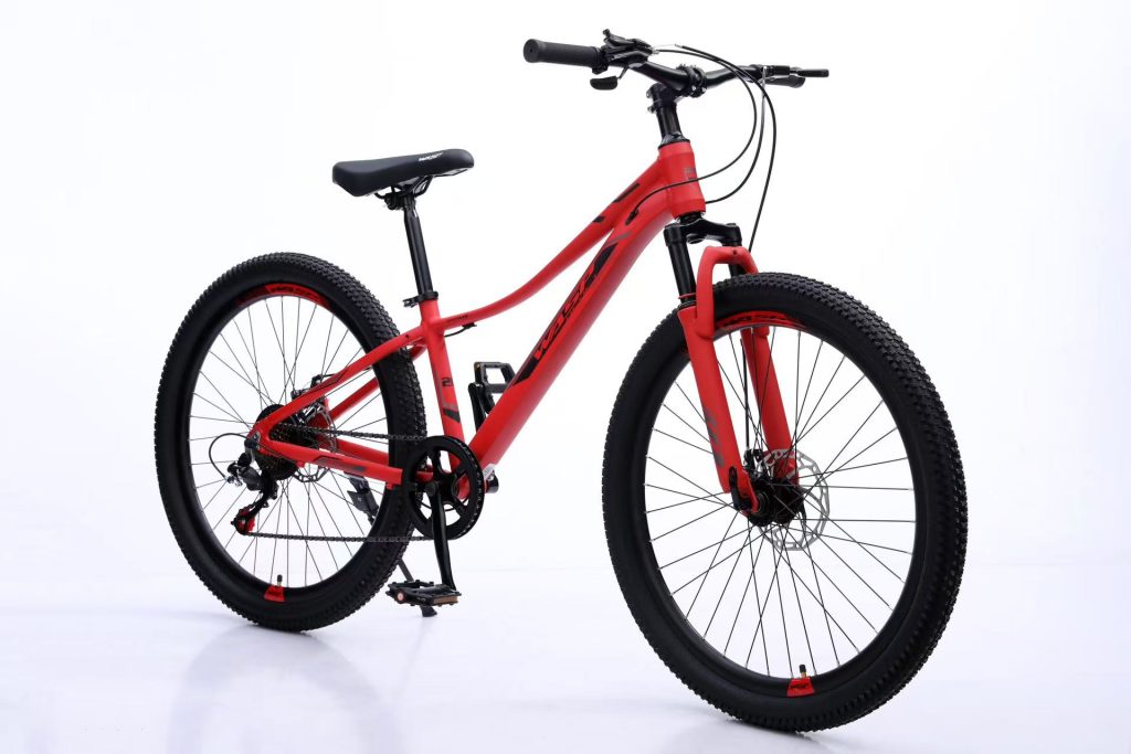 Vibrant Red Women’s Mountain Bike | A Top Choice for Outdoor Riding, Combining Style and Practicality